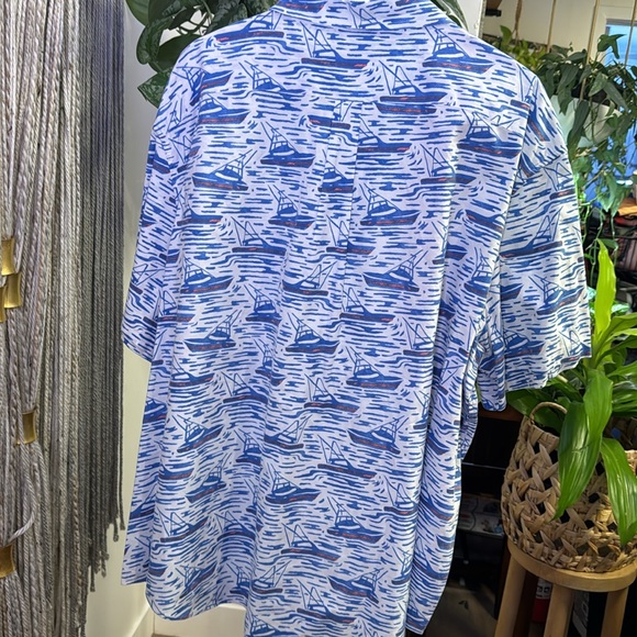 Vineyard Vines Men 100% Cotton Short Sleeve Murray Shirt Size XL - Picture 4 of 4